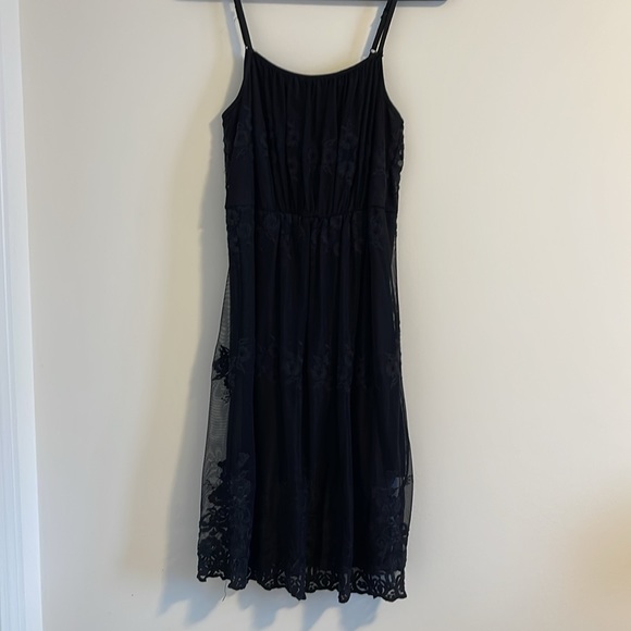 Black Lacy Summer Dress - Picture 1 of 5